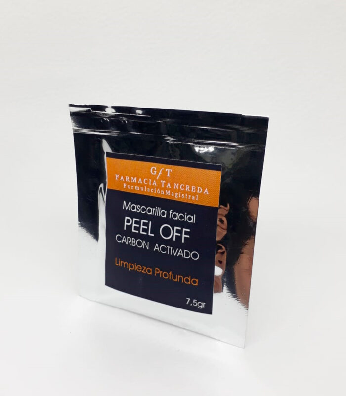 Carbón Peel-off mascarilla