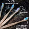 Cepillo Dental Ecológico Bambú Meraki Adulto cerda Mediana