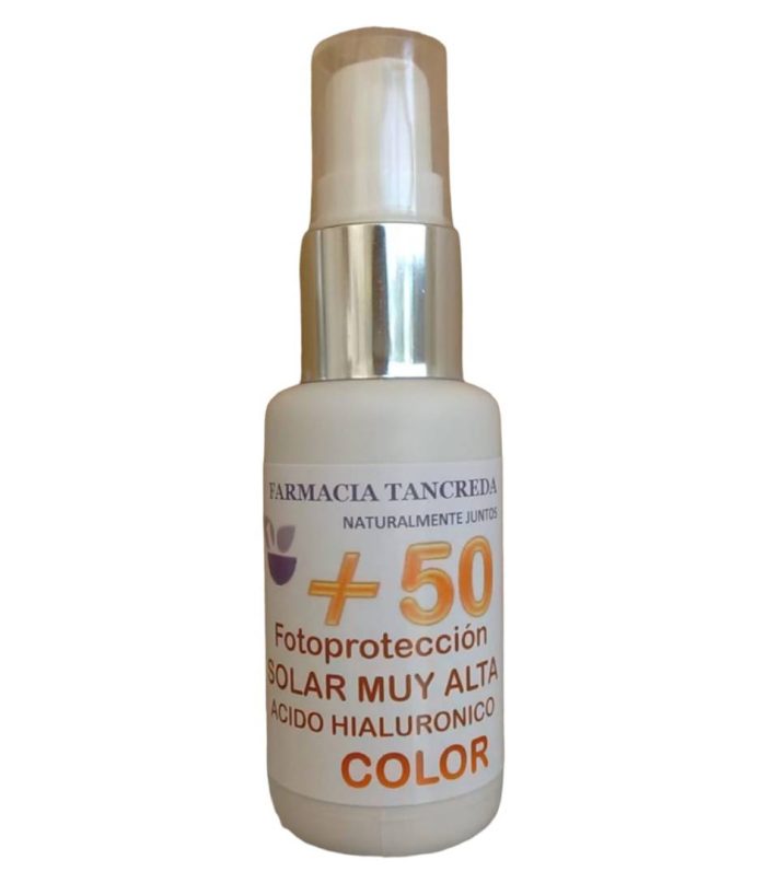 Protector Solar Facial +50 con COLOR